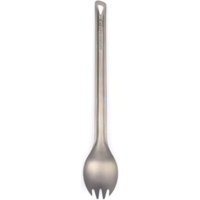 Lifeventure Titanium Spork met lange steel