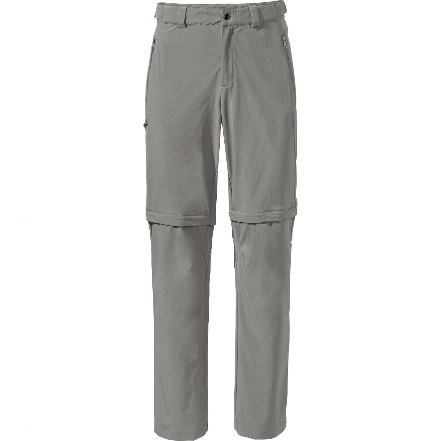 Vaude Women's Fluid Full-Zip Pants, regenbroek, dames, zwart